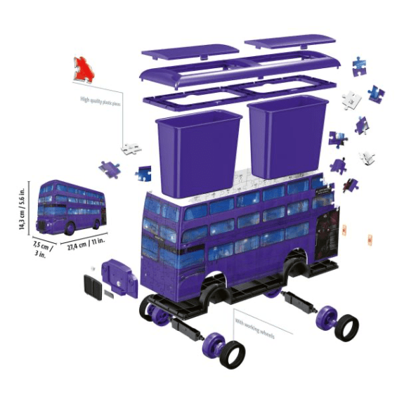 Ravensburger: Harry Potter Knight Bus 216 Piece 3D Puzzle 4005556111589