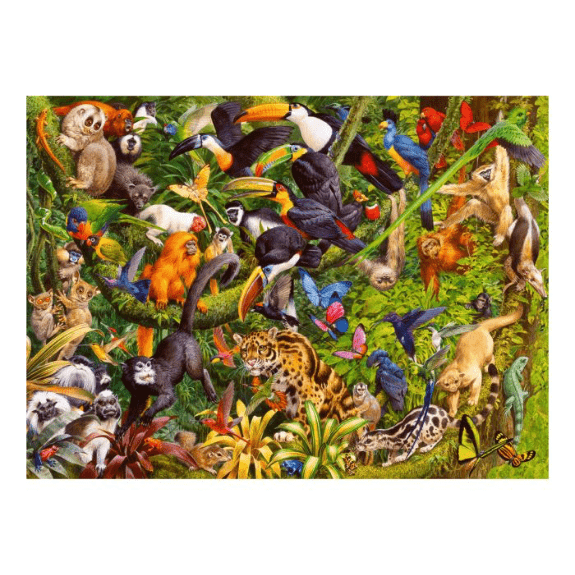 Ravensburger: Marvellous Menagerie 200 Piece Jigsaw Puzzle 4005556133512