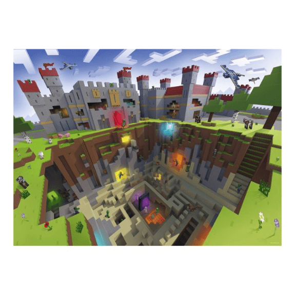 Ravensburger: Minecraft Cutaway XXL 300 Piece Jigsaw Puzzle 4005556133345
