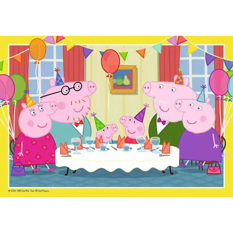 Ravensburger - Peppa Pig Time to Celebrate - 2x12 Pieces Puzzle 4005555040170