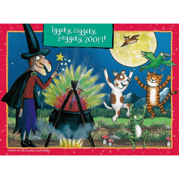Ravensburger: Room On The Broom Four In A Box (12, 16, 20, 24 Piece) Jigsaw Puzzle 4005556031313