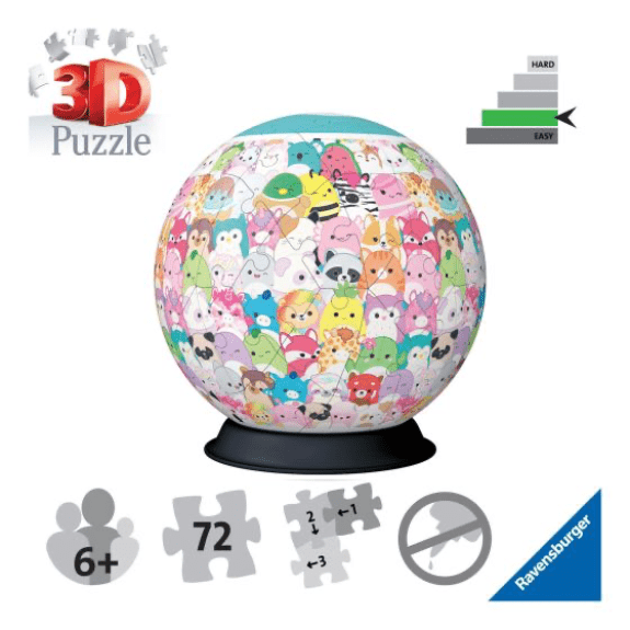 Ravensburger - Squishmallows 3D Puzzle Ball - 73 Pieces 4005556115839