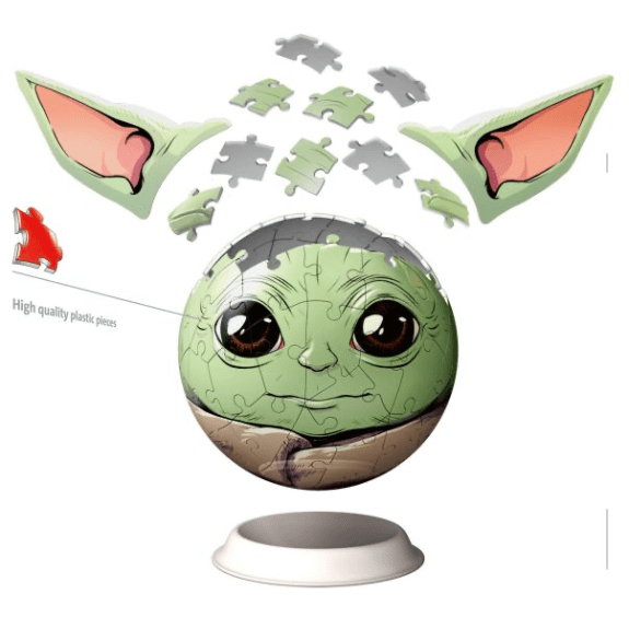 Ravensburger: Star Wars Grogu with Ears 72 Piece 3D Puzzle Ball 4005556115563
