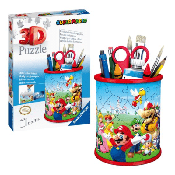 Ravensburger: Super Mario Pencil Holder 54 Piece 3D Puzzle 4005556112555