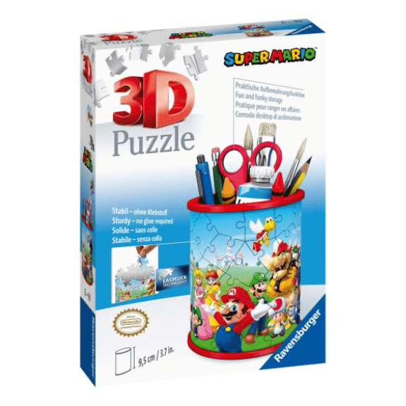 Ravensburger: Super Mario Pencil Holder 54 Piece 3D Puzzle 4005556112555