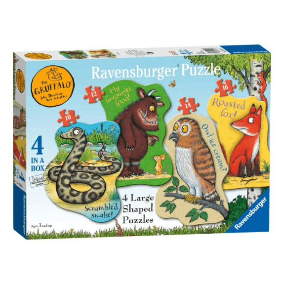 Ravensburger - The Gruffalo Large Shaped Jigsaw Puzzles - 4 Pack 4005556070183