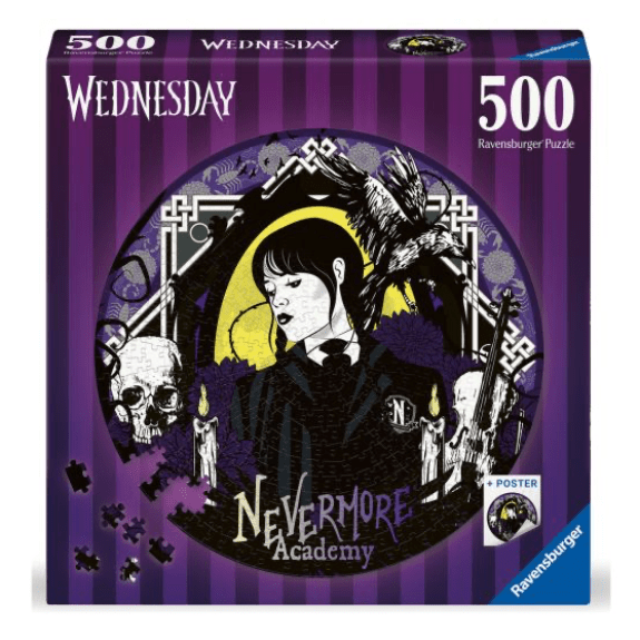 Ravensburger - Wednesday Circular - 500 Piece Jigsaw Puzzle 4005556175734