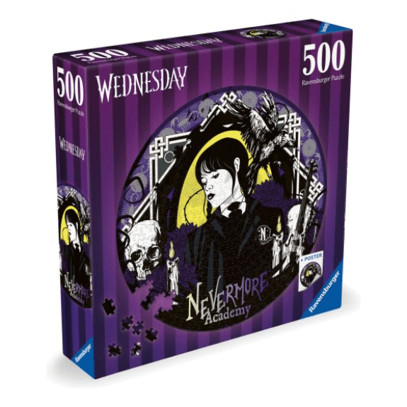 Ravensburger - Wednesday Circular - 500 Piece Jigsaw Puzzle 4005556175734