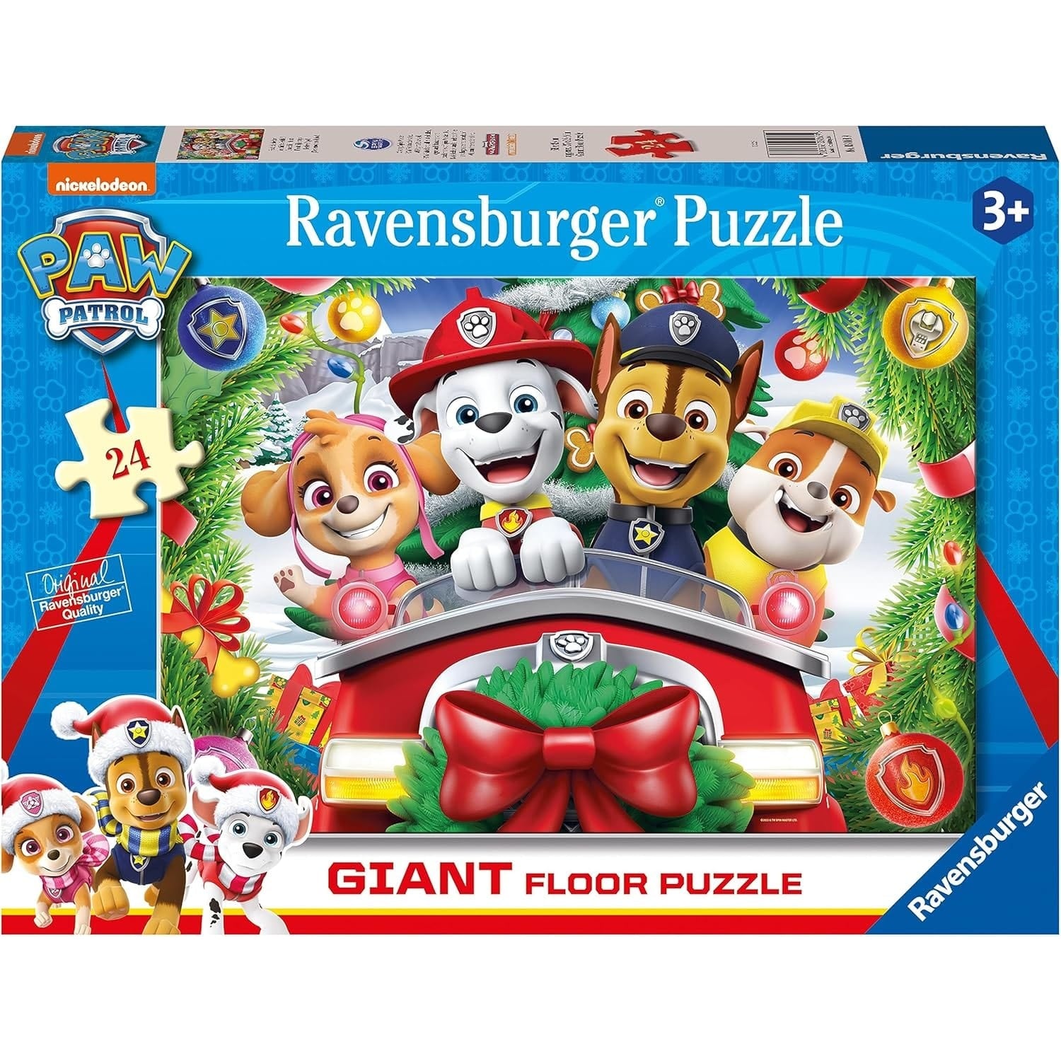 Paw Patrol Christmas Giant Floor Puzzle 24pc 4005556031689