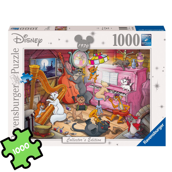 1000 Piece Jigsaw Puzzle- Disney Collector's Edition- Aristocats, Ravensburger