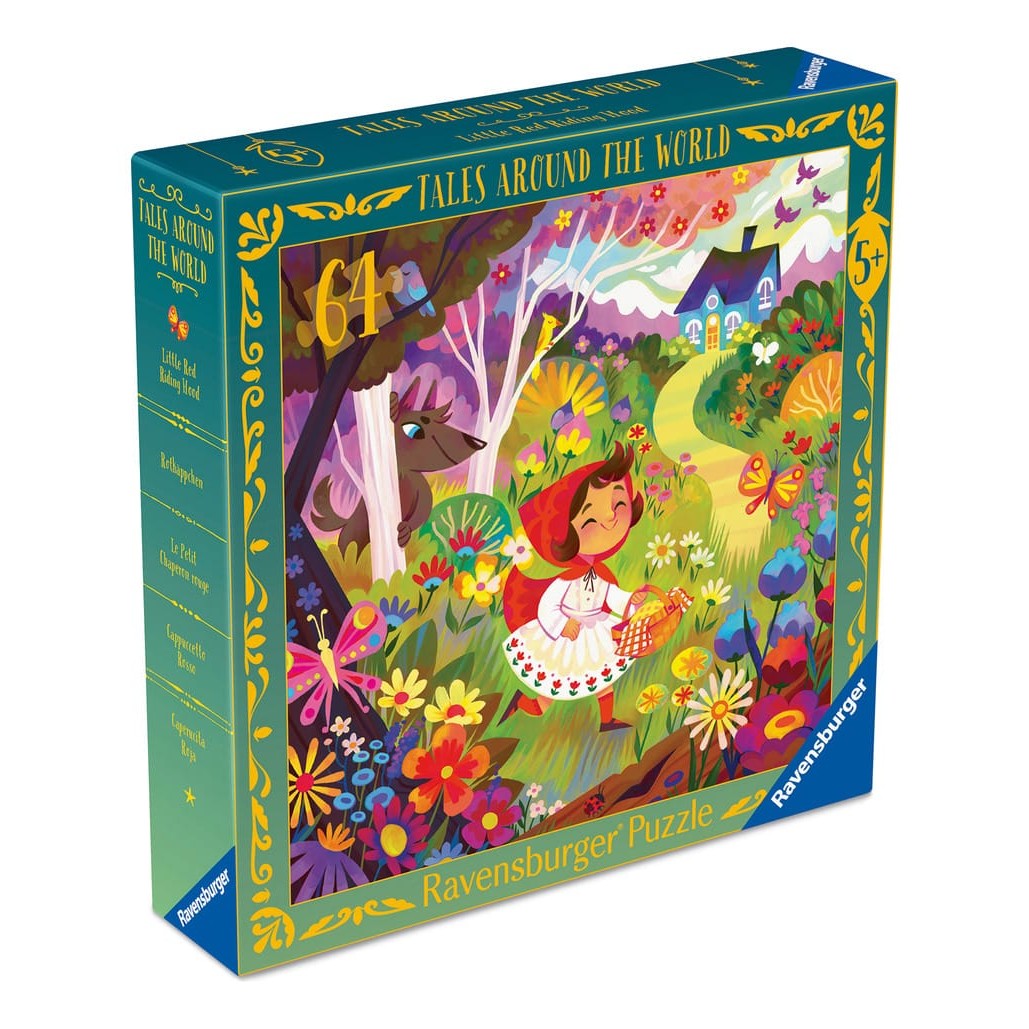 Ravensburger 64 Piece Kids Jigsaw Puzzle Little Red Riding Hood Tales Around the World 4005555042082