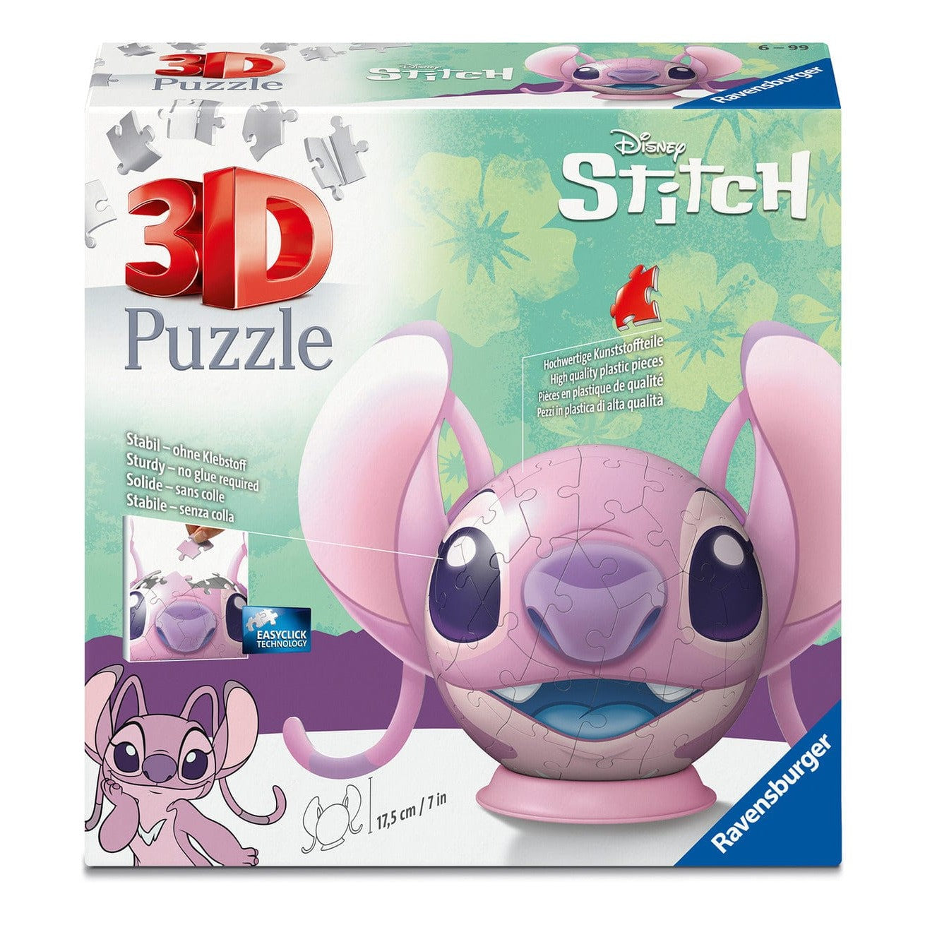 Ravensburger Angel with Ears 72 Piece 3D Puzzle Ball