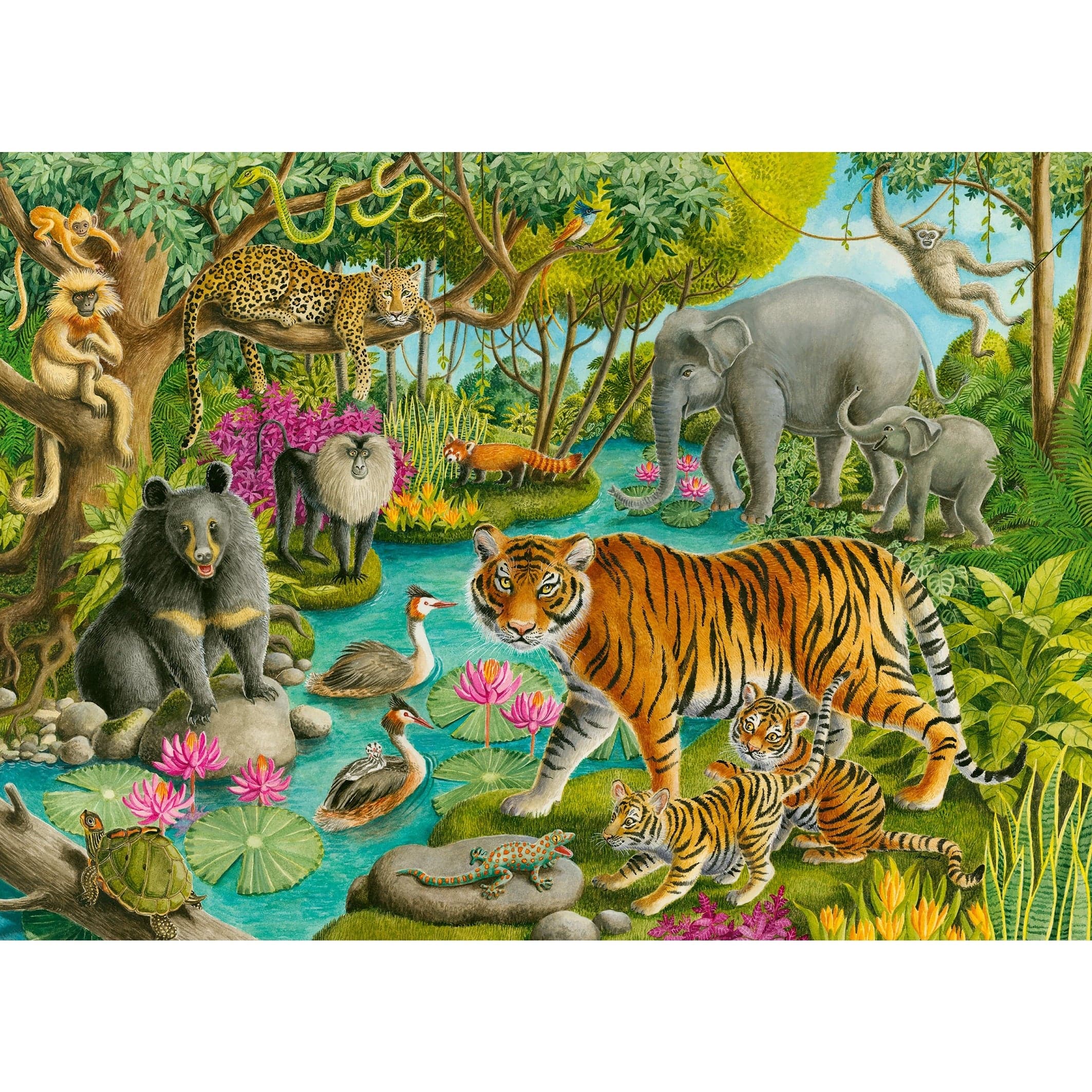 Ravensburger Animals of India 60pcs Jigsaw Puzzle 4005556051632