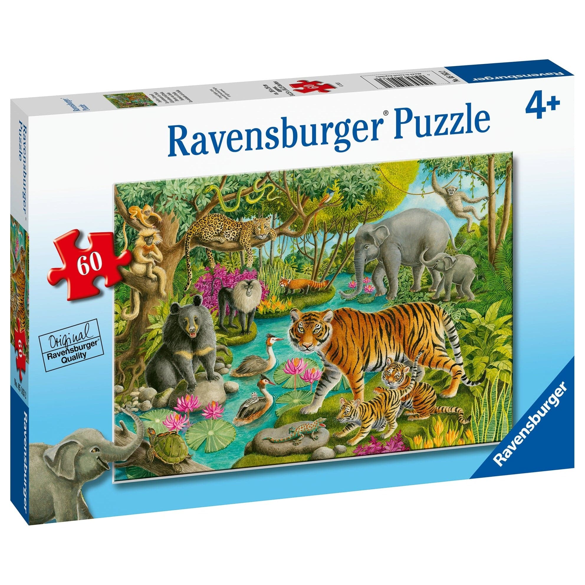 Ravensburger Animals of India 60pcs Jigsaw Puzzle 4005556051632