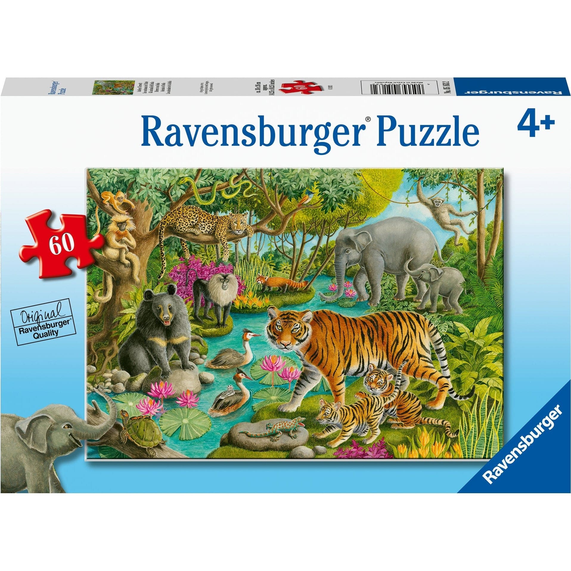 Ravensburger Animals of India 60pcs Jigsaw Puzzle 4005556051632