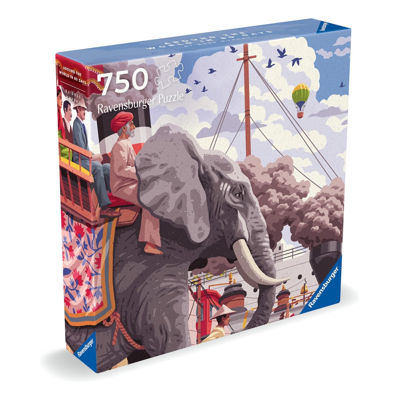 Ravensburger Around The World In 80 Days 750pc Jigsaw Puzzle 4005555012016
