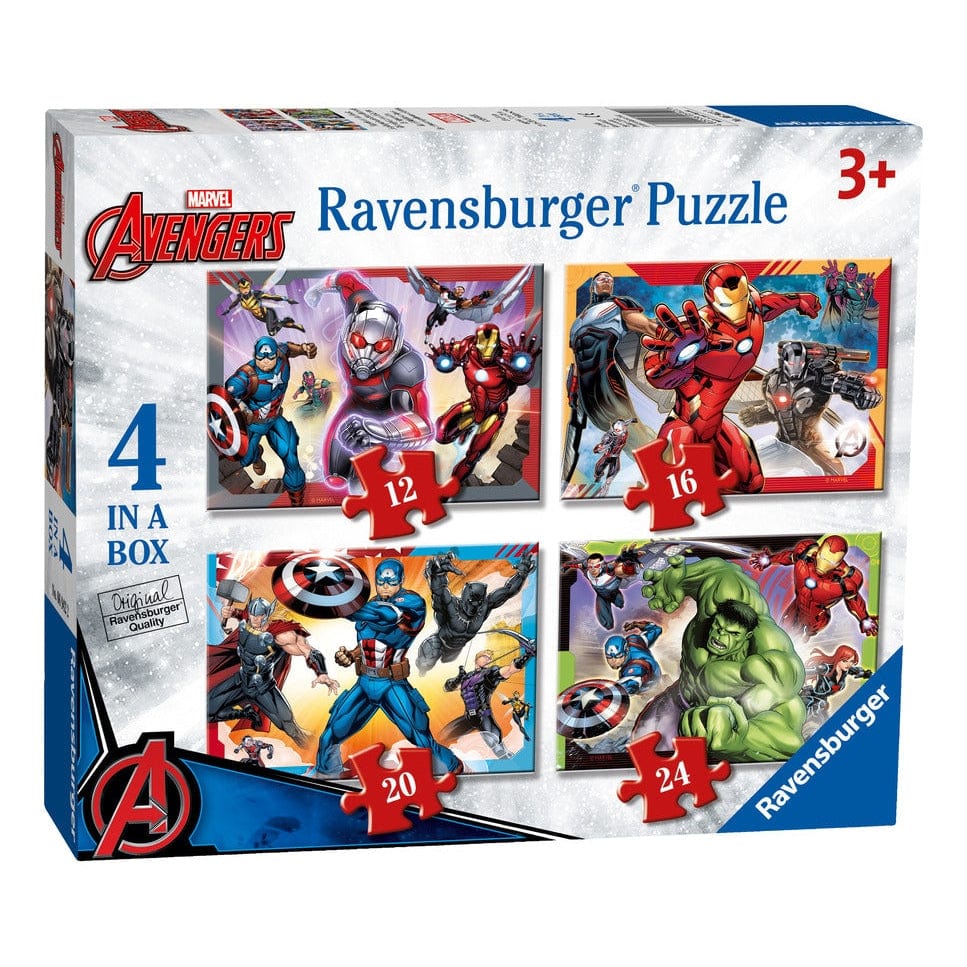 Ravensburger Avengers Assemble 4 in a Box Jigsaw Puzzle 4005556069422