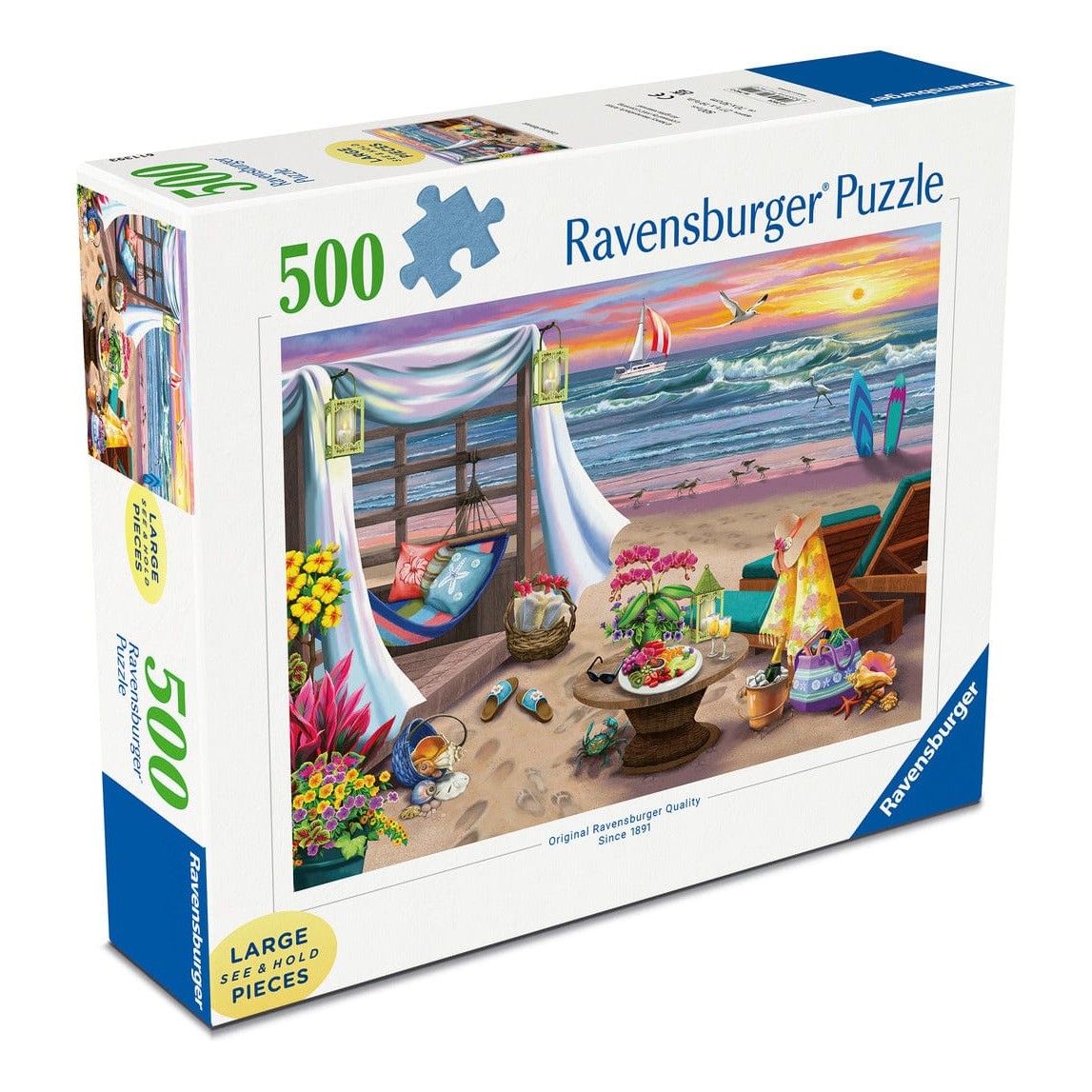 Ravensburger Cabana Retreat 500pc Large Format Puzzle