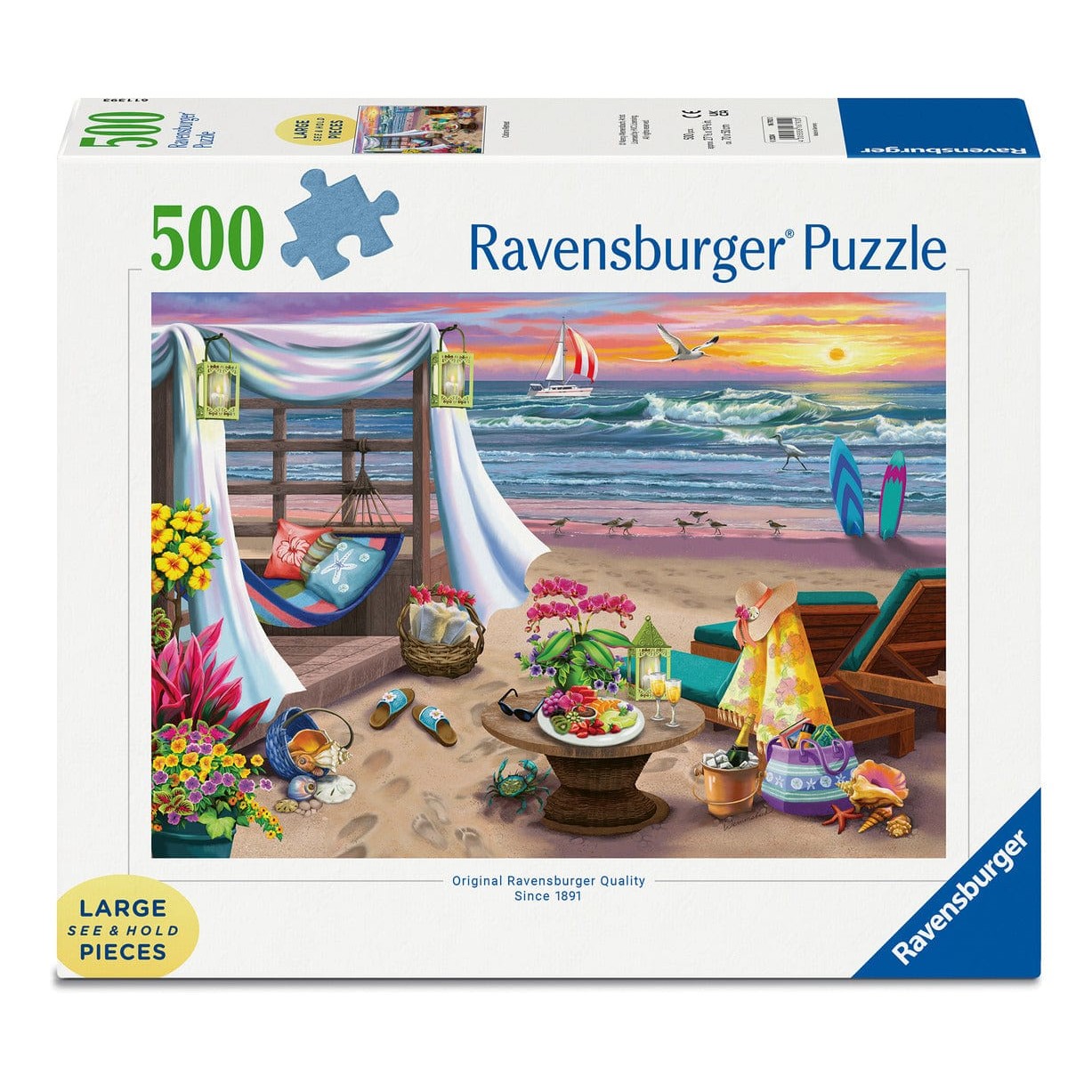 Ravensburger Cabana Retreat 500pc Large Format Puzzle