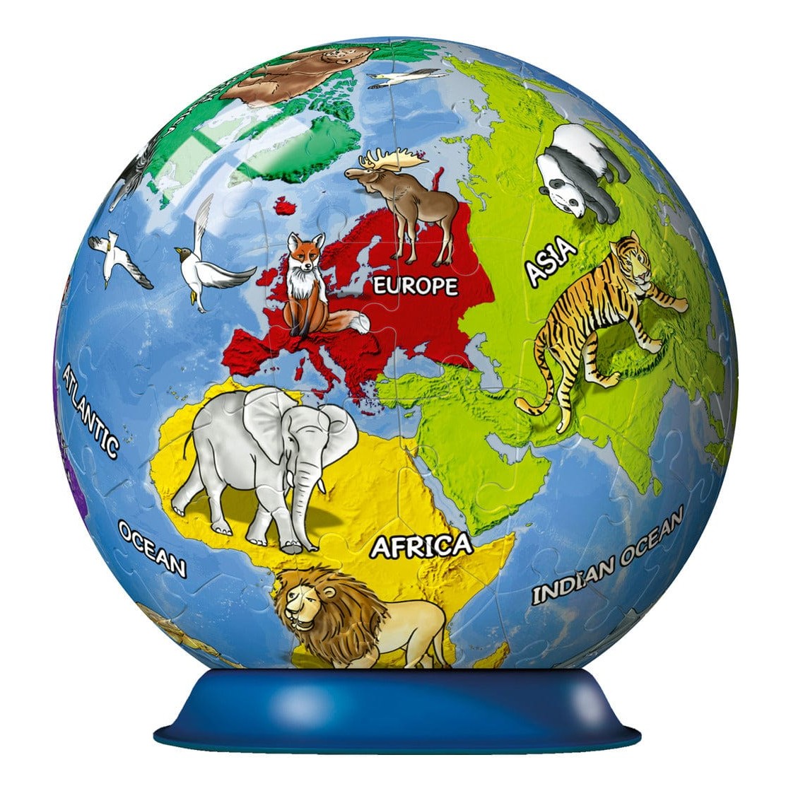 Ravensburger Children's Globe 3D Puzzle Ball 72pc Puzzle