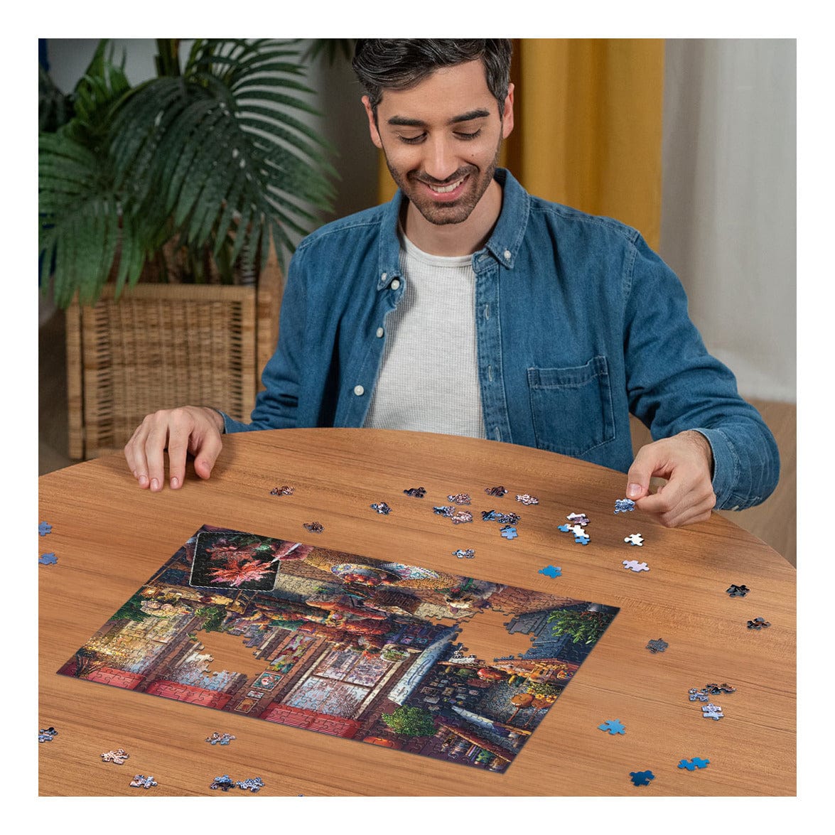 Ravensburger Cozy Boho Studio 500pc Large Format Puzzle