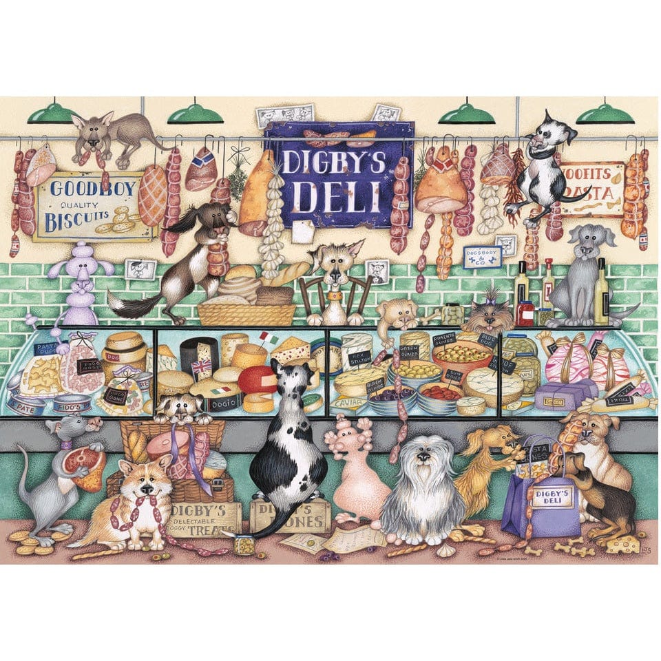 Ravensburger Dapper Dogs No.1 Digby's Deli 1000pc Puzzle 4005555014539