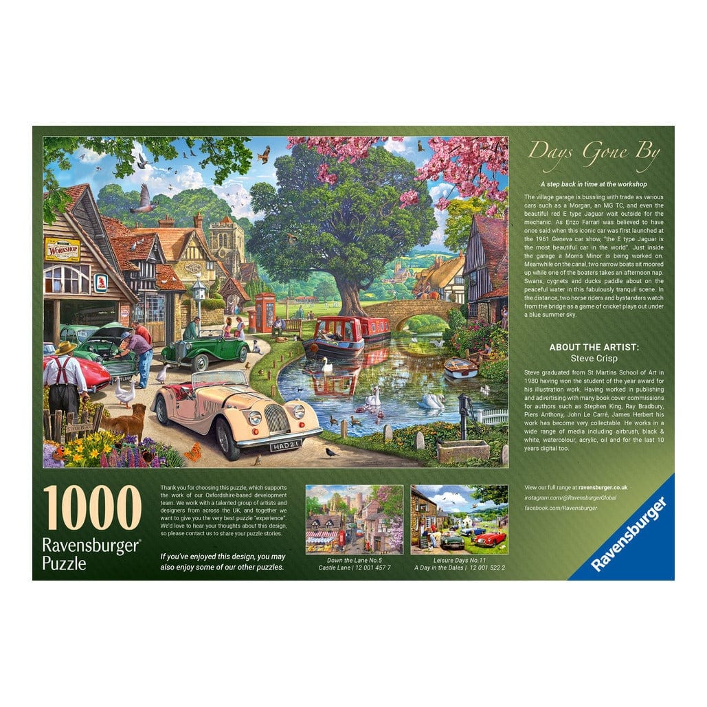 Ravensburger Days Gone By 1000pc Jigsaw Puzzle 4005555015239