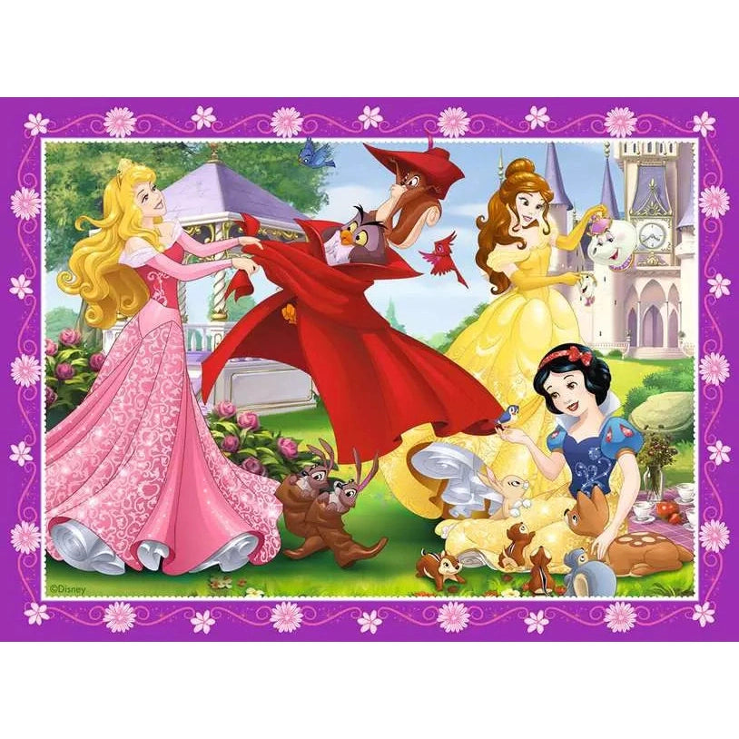 Ravensburger -Disney Princess, 4 in a Box - 12, 16, 20, 24 Pieces Puzzle 4005556073979