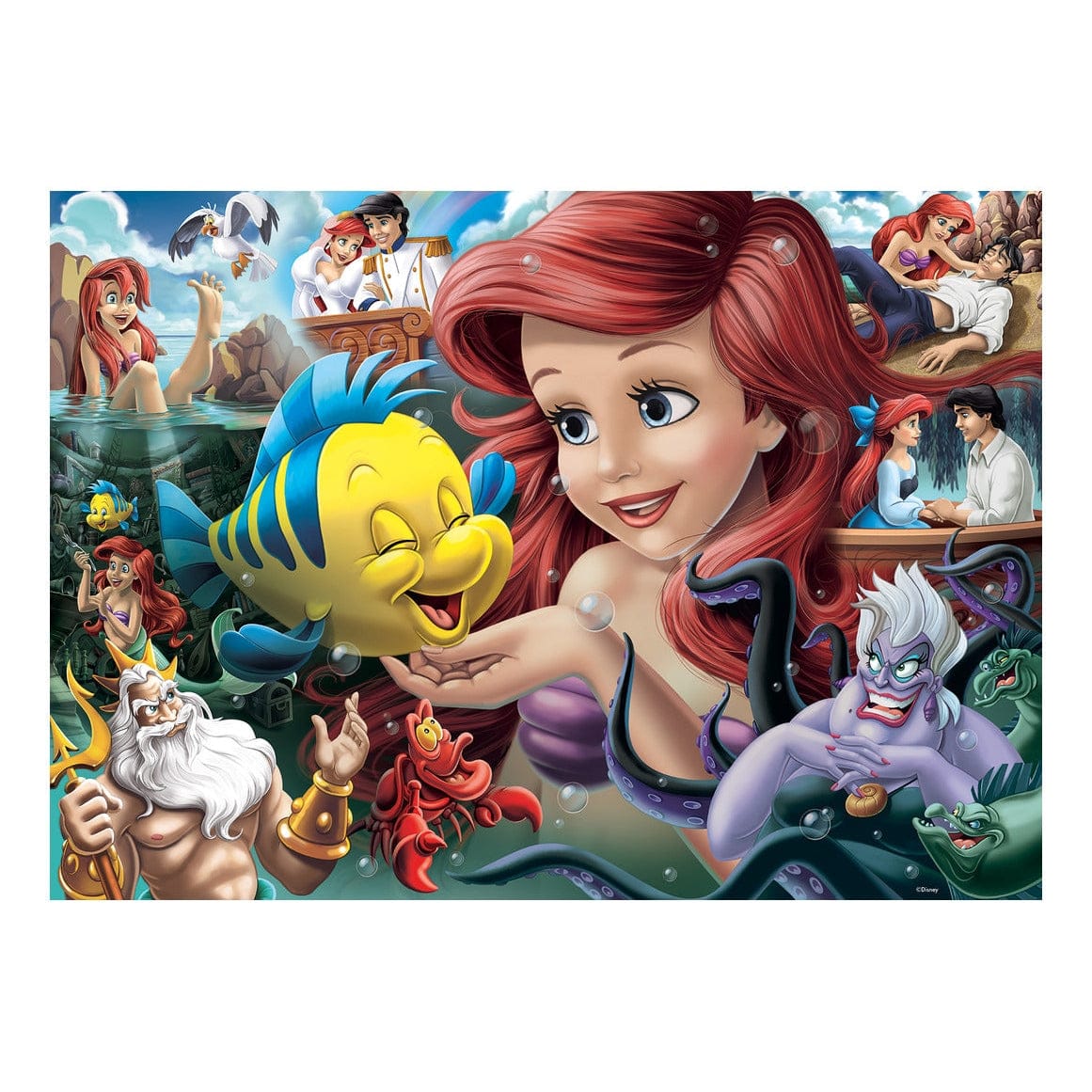 Ravensburger Disney Princess Heroines - Little Mermaid 1000 Piece Jigsaw Puzzle 4005555005674