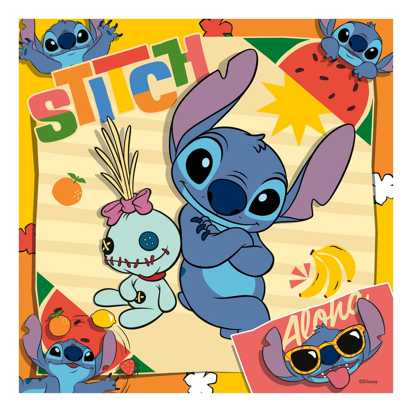 Ravensburger Disney Stitch 3x49 Piece Jigsaw Puzzle 4005555041146