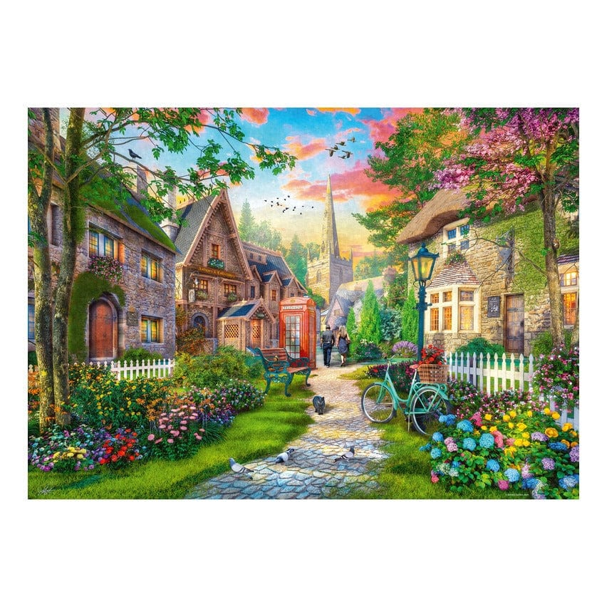 Ravensburger Down the Lane No.4 Church Lane 1000 Piece Puzzle 4005555011019