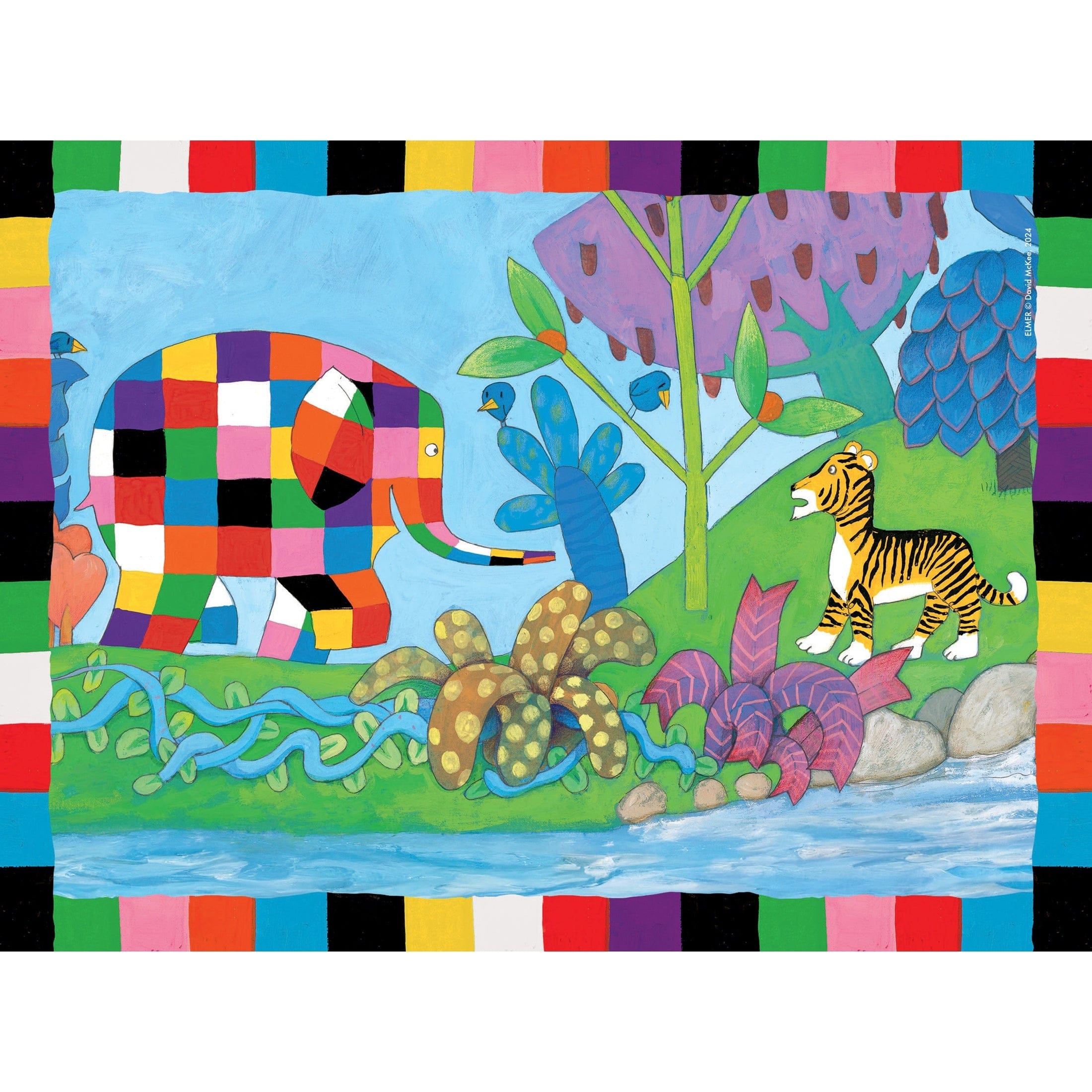 Ravensburger Elmer 4 in a Box Jigsaw Puzzle Set 4 Pieces 4005555040613