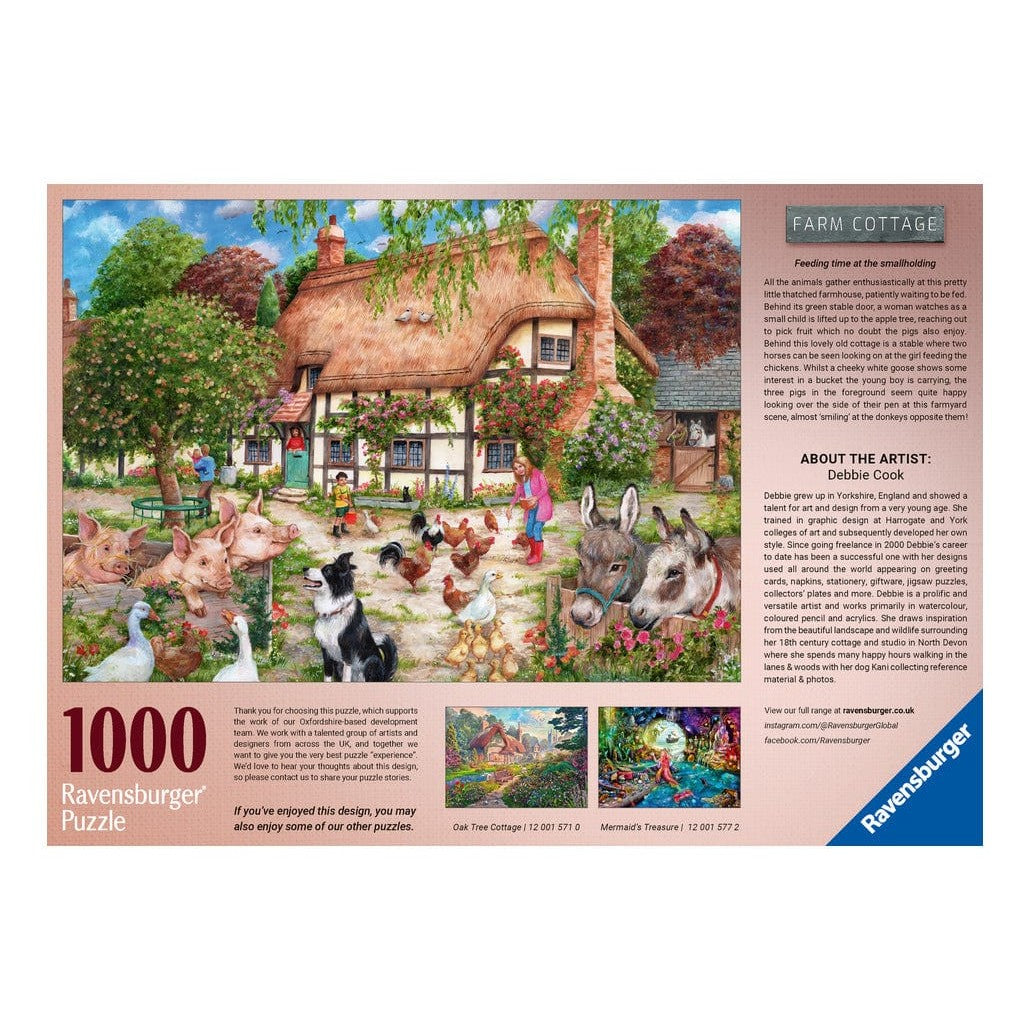 Ravensburger Farm Cottage 1000pc Puzzle
