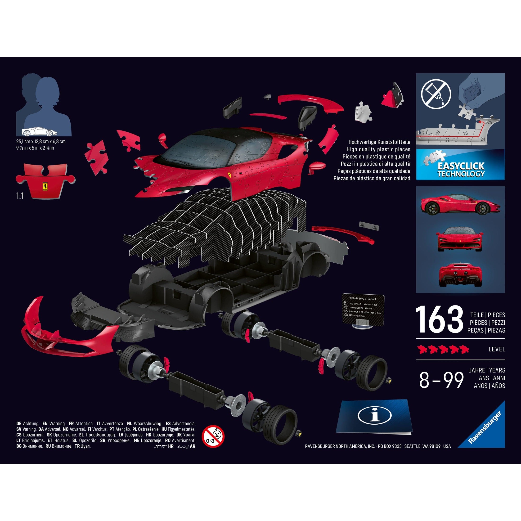 Ravensburger Ferrari Stradale 108pc Puzzle