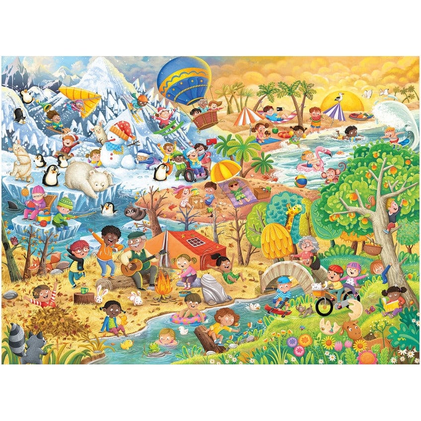 Ravensburger Four Seasons Of Fun 100pc XXL Jigsaw Puzzle