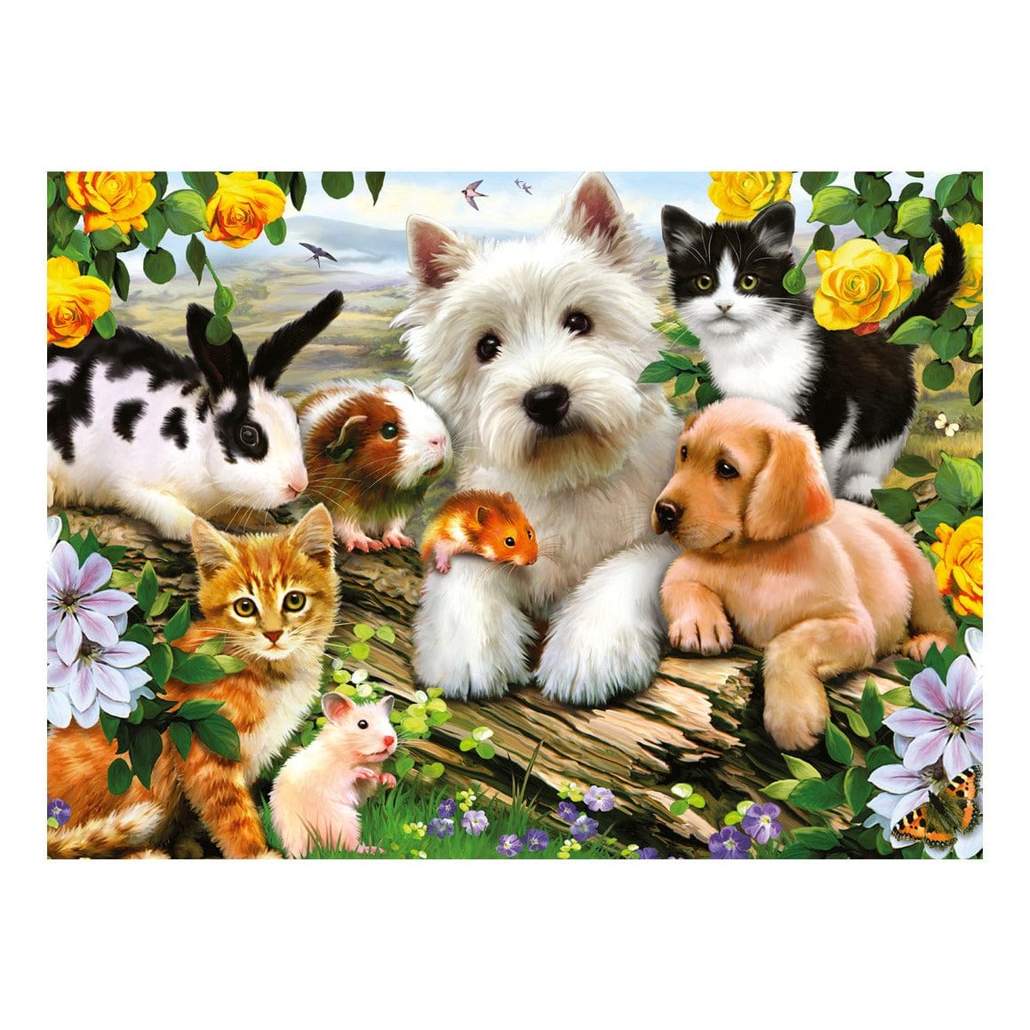 Ravensburger Happy Animal Buddies XXL 300 Piece Jigsaw Puzzle