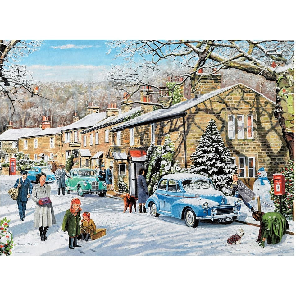Ravensburger Happy Days No 9 Village Life 4x500pc Jigsaw Puzzle