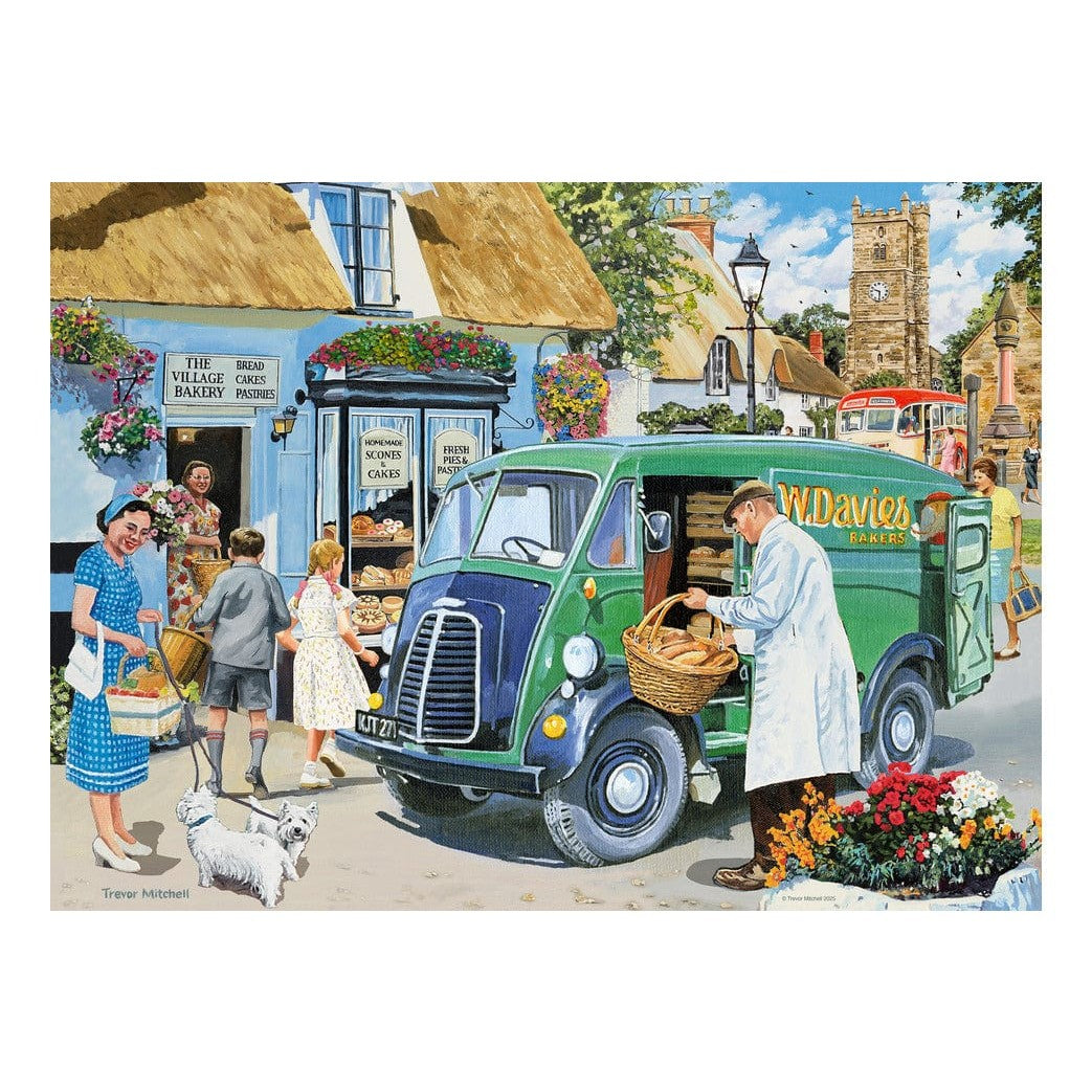 Ravensburger Happy Days No 9 Village Life 4x500pc Jigsaw Puzzle
