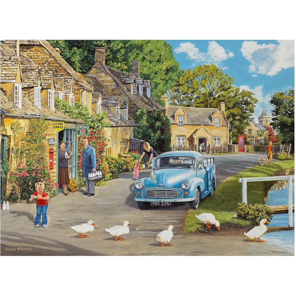 Ravensburger Happy Days No 9 Village Life 4x500pc Jigsaw Puzzle