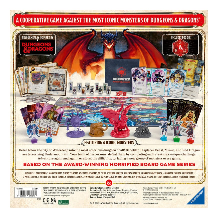 Ravensburger: Horrified Dungeons and Dragons Game