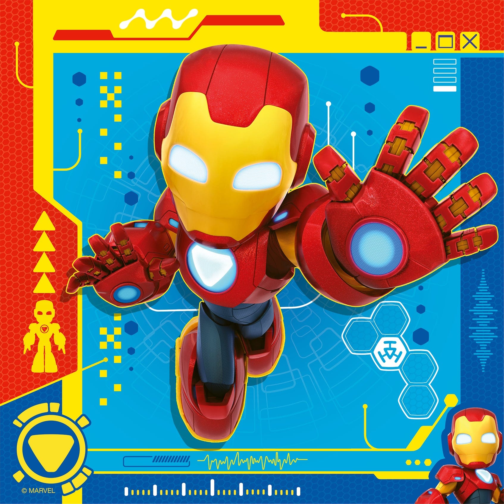 Ravensburger: Iron Man and His Awesome Friends 3x49 Piece Jigsaw Puzzle
