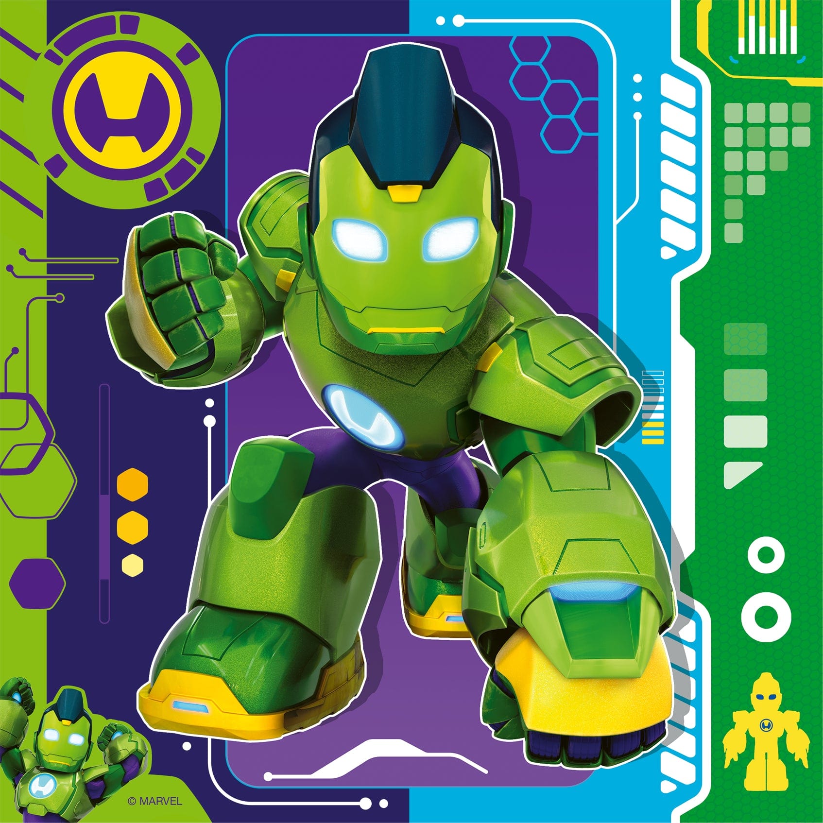 Ravensburger: Iron Man and His Awesome Friends 3x49 Piece Jigsaw Puzzle