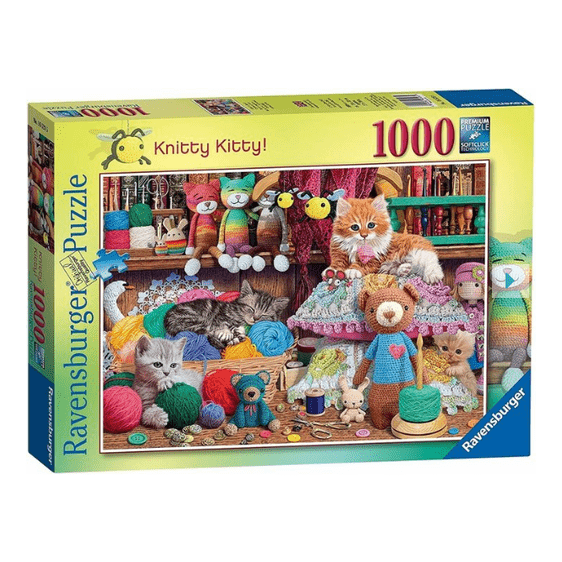 Ravensburger Knitty Kitty 1000pc Puzzle 4005555001027