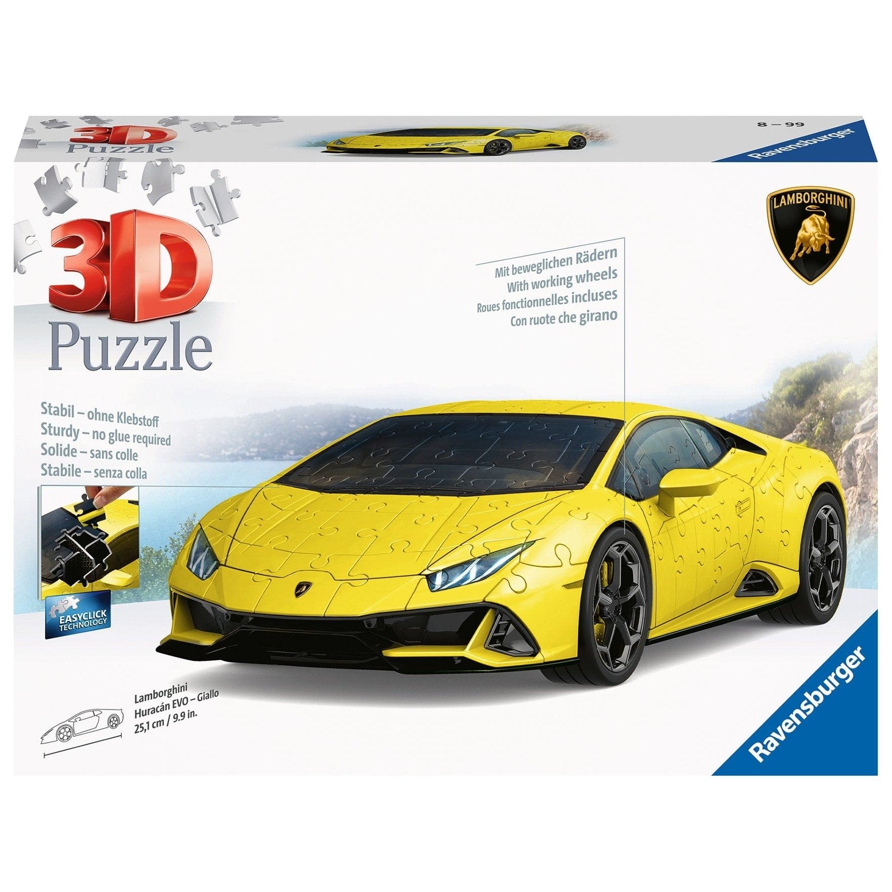 Ravensburger Lamborghini Huracan Yellow 108pc Puzzle 4005556115624