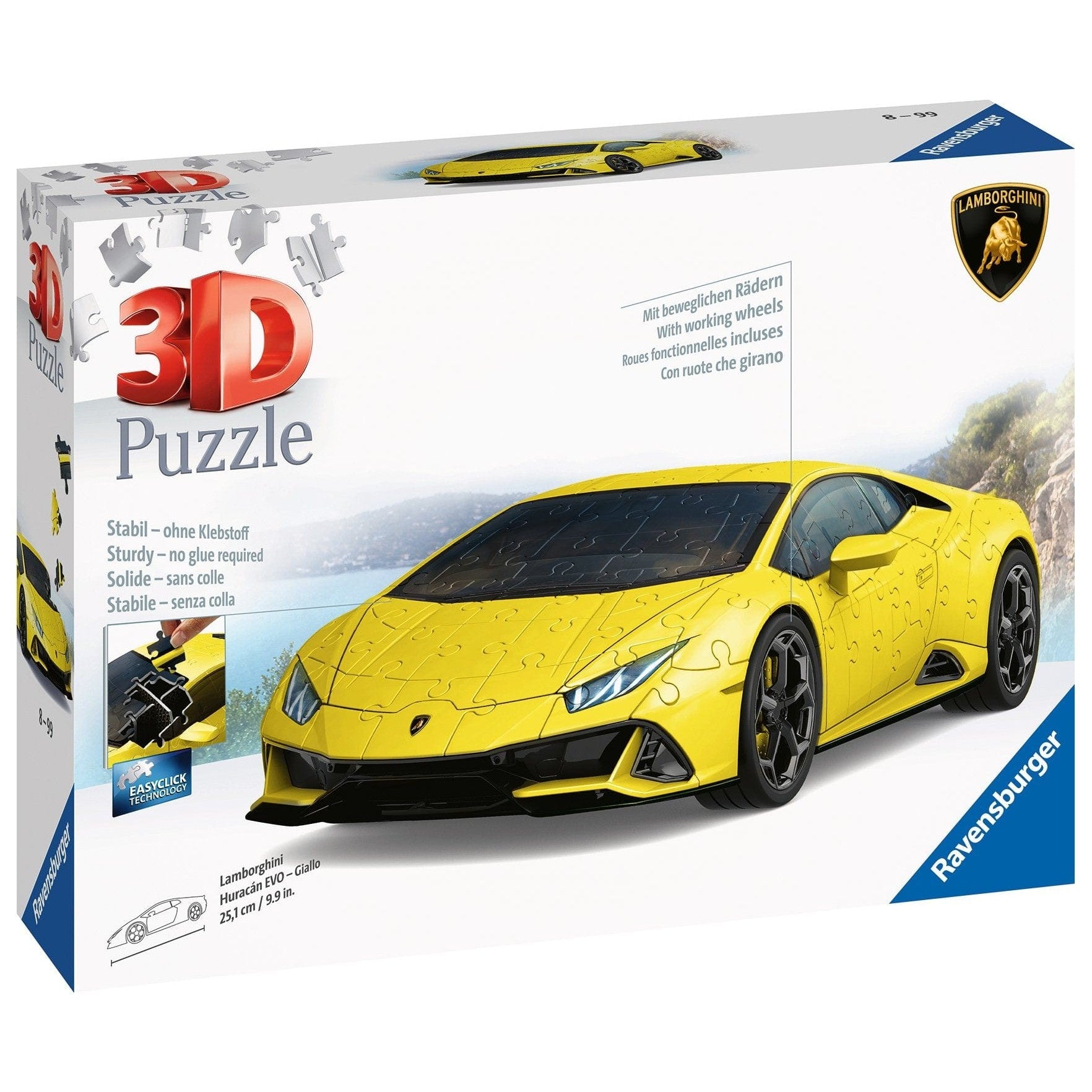 Ravensburger Lamborghini Huracan Yellow 108pc Puzzle 4005556115624