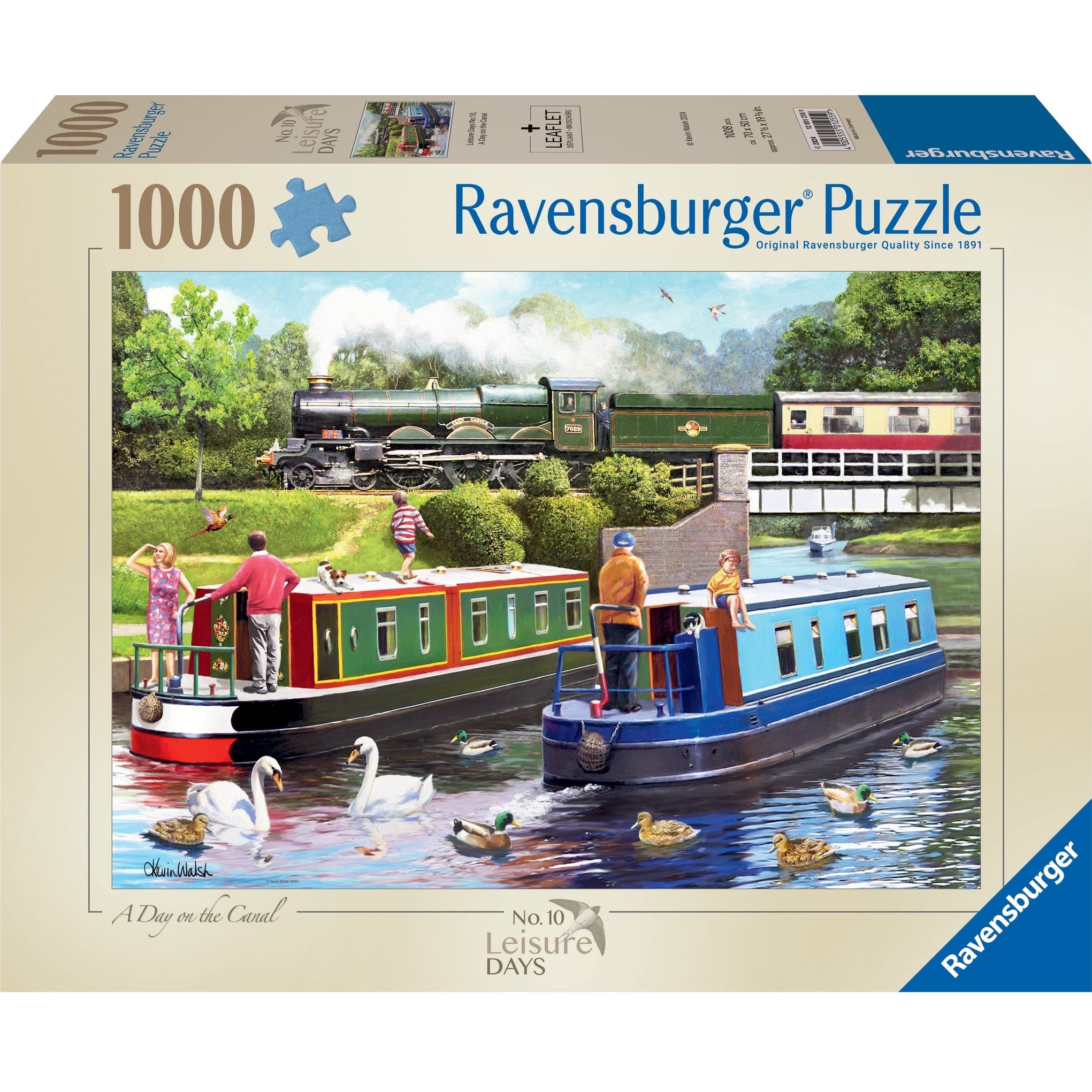 Ravensburger Leisure Days No.10 Days on the Canal 1000pc Jigsaw Puzzle 4005555012559