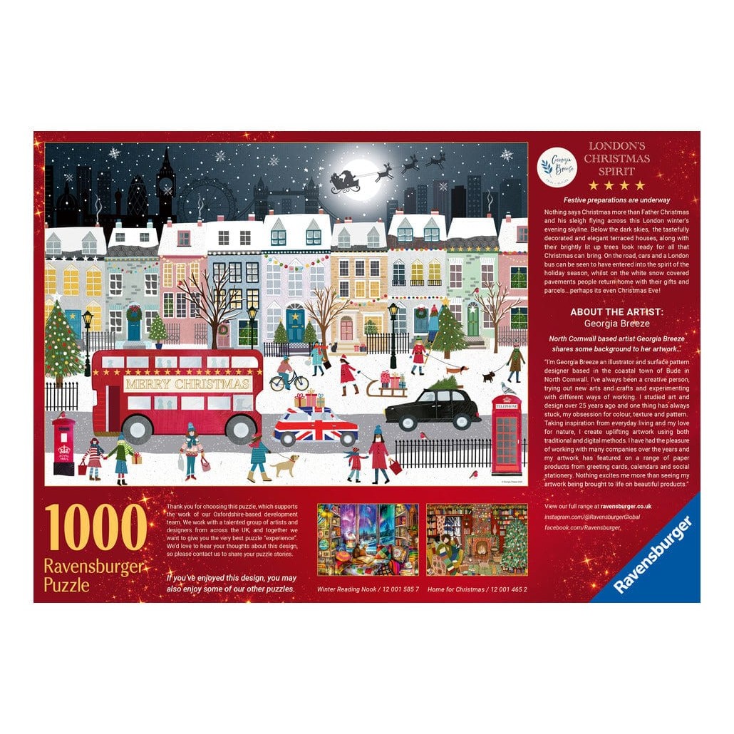 Ravensburger Londons Christmas Spirit 1000pc Puzzle