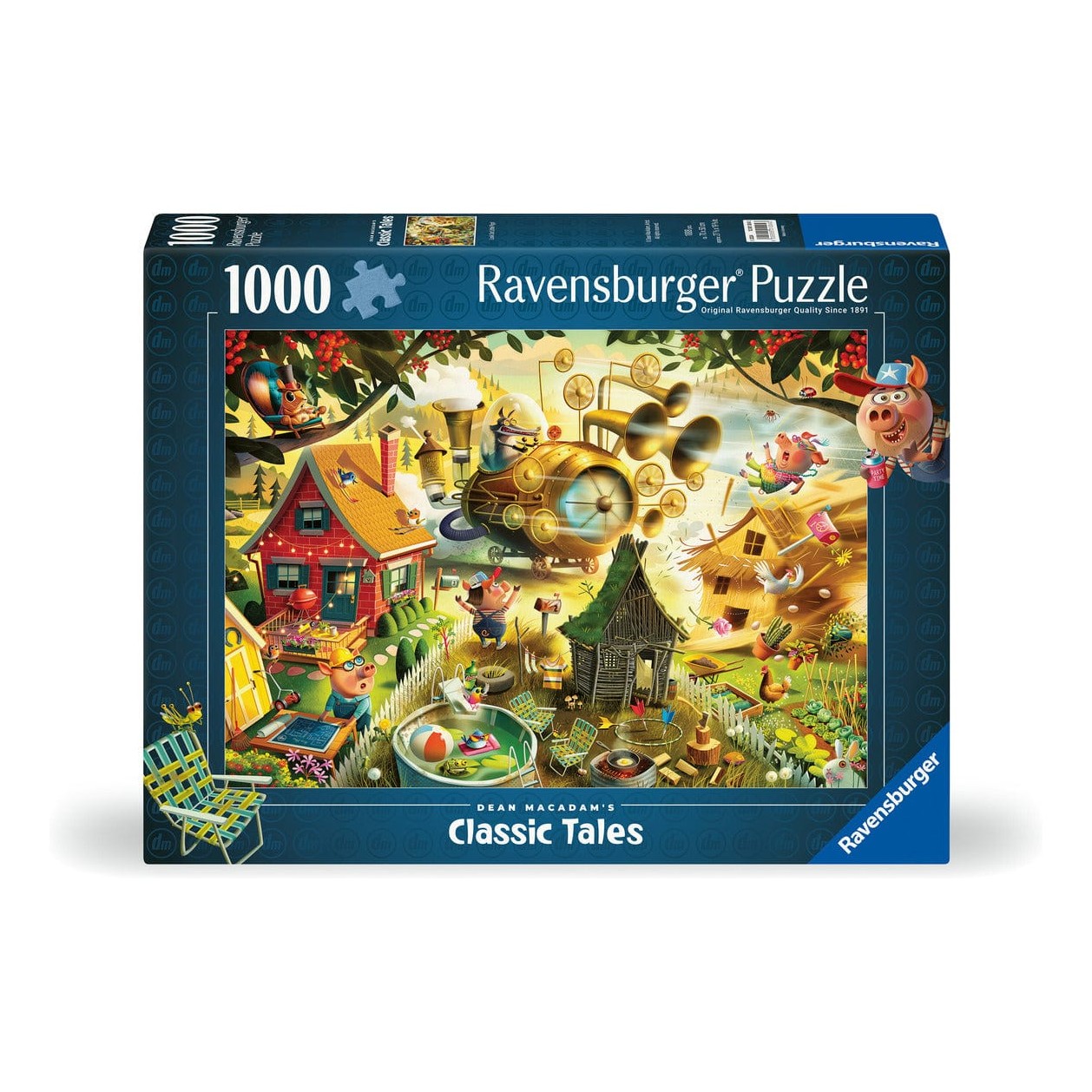 Ravensburger Look Out Little Pigs 1000pc Puzzle