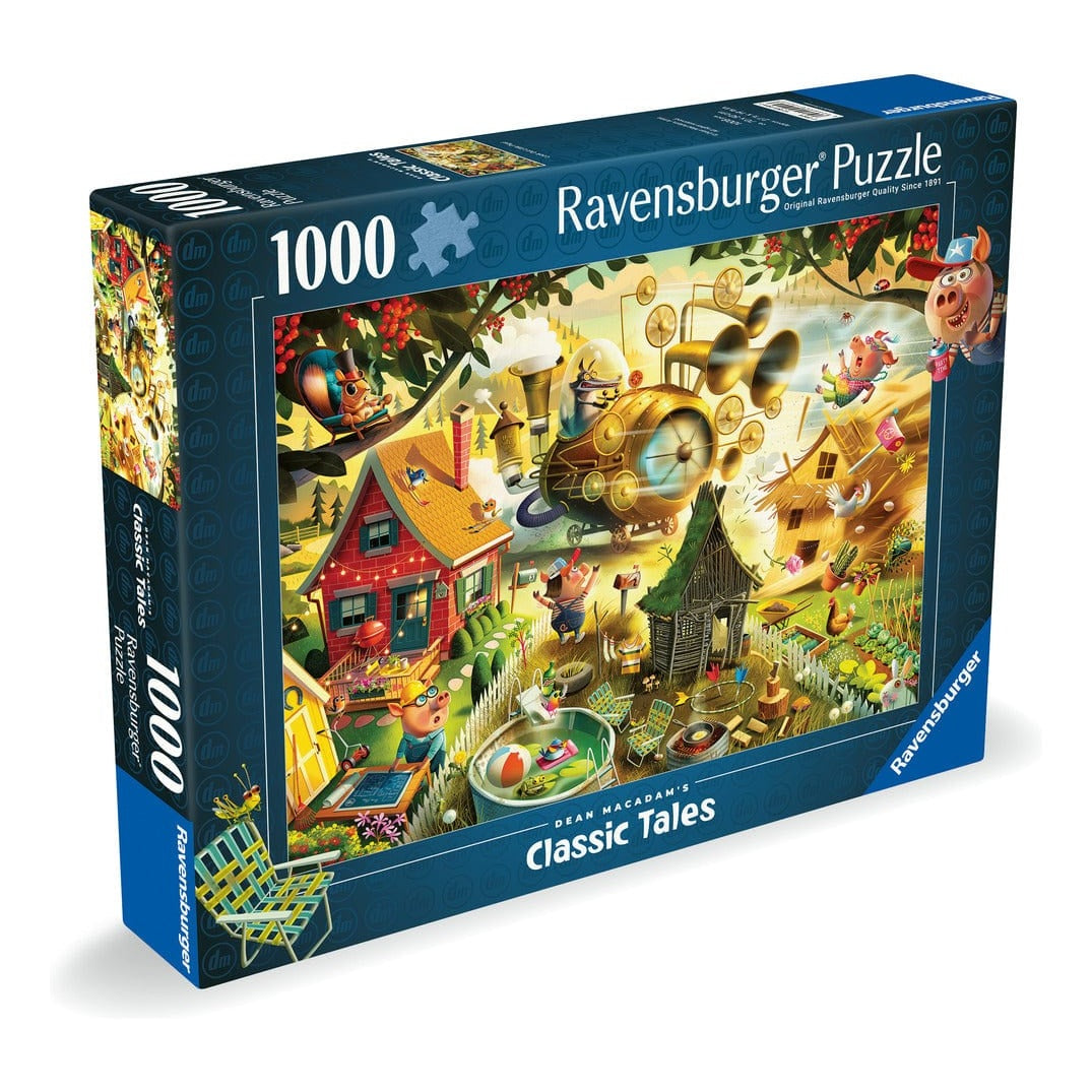 Ravensburger Look Out Little Pigs 1000pc Puzzle