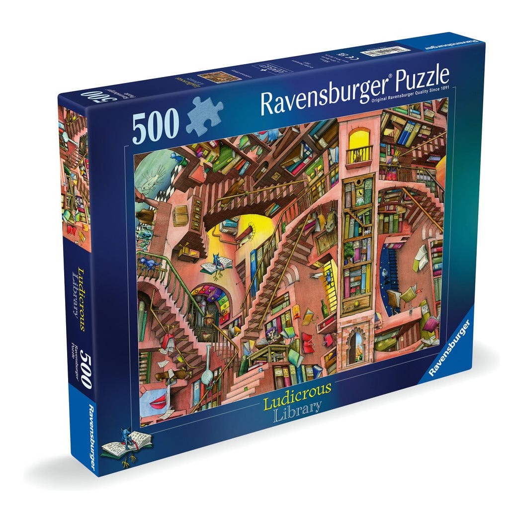 Ravensburger Ludicrous Library 500pc Puzzle